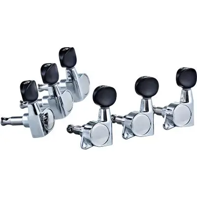 Mega-Angebot Ortega OTMEG33-CR E-Gitarrenmechaniken-Set, 3+3 Chrom