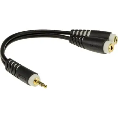 Mega-Angebot Klotz 3,5 mm Klinke stereo / 2x 3,5 mm Klinkenbuchse stereo 0,2m AYB-4