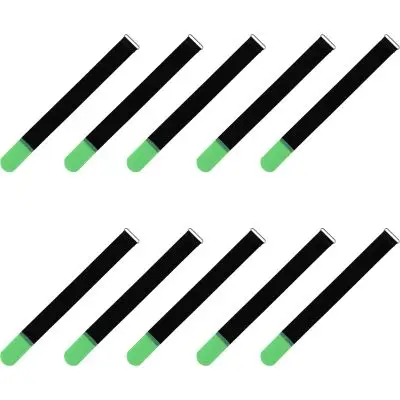 SET Adam Hall Kabelbinder Klettband mit Oese 50x5cm grün 10er Set Aktuell