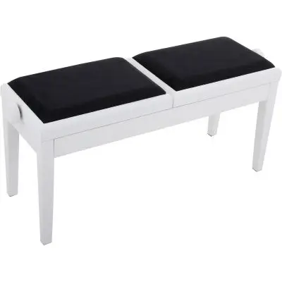 Bestpreis Gewa Pianobank Deluxe Double weiss-matt