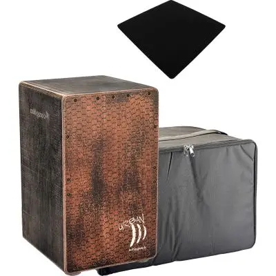 SET Schlagwerk CP5210 Urban OS Old Red + Tasche + Sitzpad Kostenloser Versand