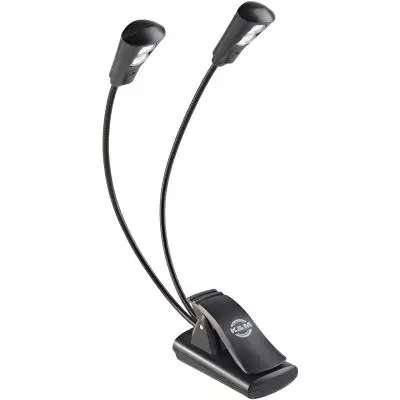 Neu K&M 12244 Notenpultleuchte Double2 LED FlexLight