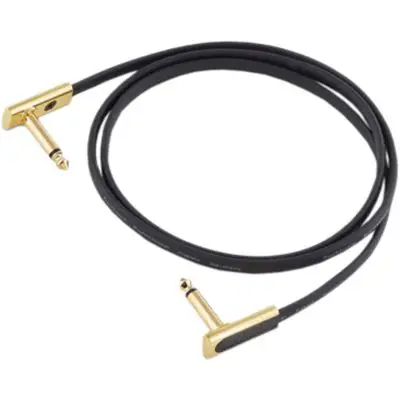 Preiswert RockBoard Patchkabel Flat 0,6m gold