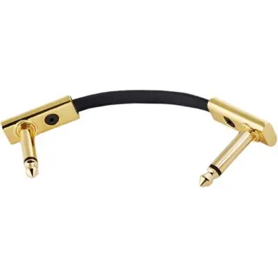 Neue Ware RockBoard Patchkabel Flat 5cm gold