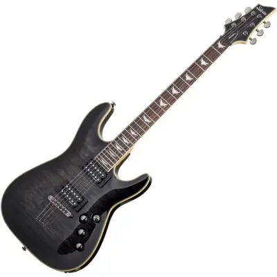 Schecter Omen Extreme 6 See-Thru Black Letzte Chance