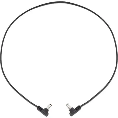 Rockboard Power Supply Cable Black 0,6m gewinkelt/gewinkelt Must-Have