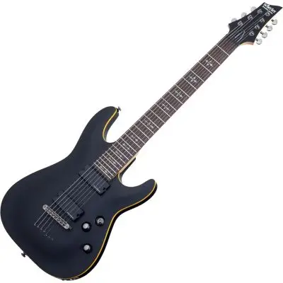 Schecter Demon 7 Aged Black Satin 7-String E-Gitarre Preisknaller