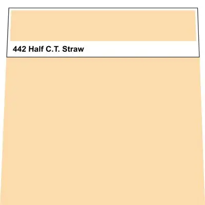 Knallerangebot Lee Farbfolie 442 Half C.T. Straw 25cm x 122cm
