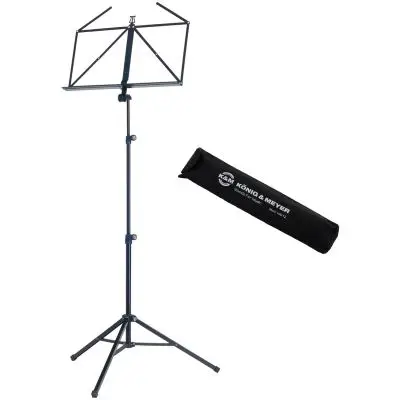 SET K&M 10065 Notenpult Schwarz Set Neu