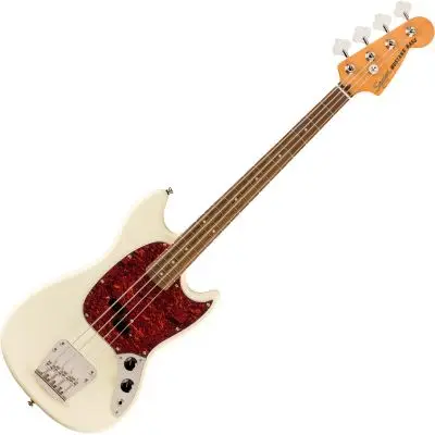 Kostenloser Rückversand Fender Squier Classic Vibe 60s Mustang Bass IL OWT E-Bassgitarre
