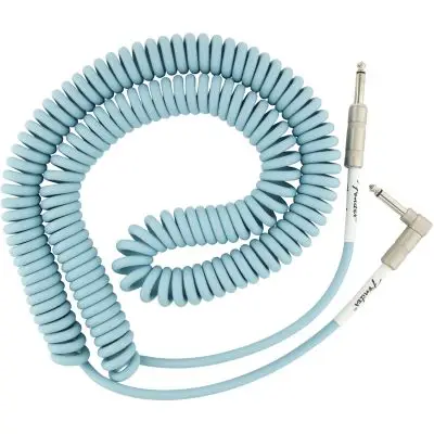 Echt Fender Spiralkabel Koil 30 Blue