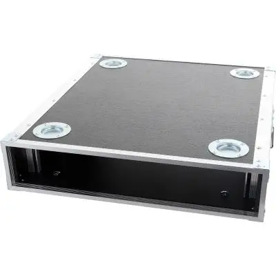 Neu Im Sortiment KORN Case 19 Zoll Rack ohne Deckel 2 HE / 60 cm Hexa Casebau