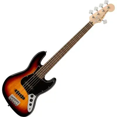 Billig Fender Squier Affinity Jazz Bass V IL BPG 3TS E-Bassgitarre