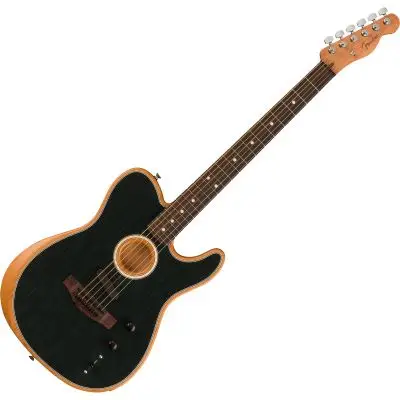 Fender Acoustasonic Player Tele BRSH BK E-Gitarre inkl. Gigbag Günstig