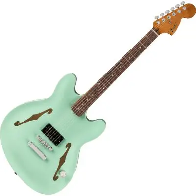 Fender Tom DeLonge Starcaster RW CHW Satin Surf Green E-Gitarre Solange Der Vorrat Reicht