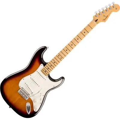 Fender Anniversary Player Stratocaster MN 2-Color Sunburst E-Gitarre Sichere Zahlung