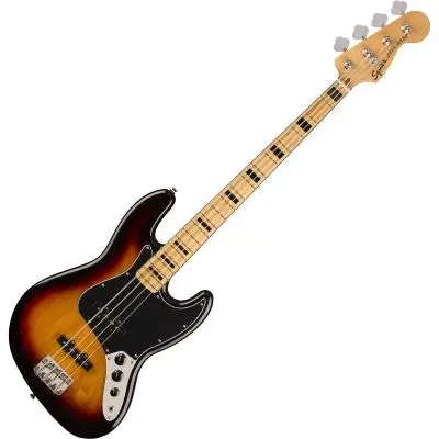 Heißes Angebot Fender Squier CV 70s Jazz Bass MN 3-Color Sunburst E-Bassgitarre
