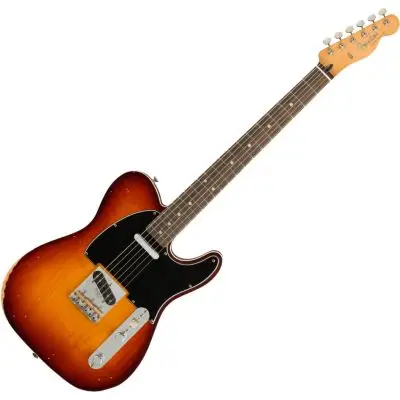 Geprüft Fender Jason Isbell Custom Tele RW 3C CHOC BRST E-Gitarre inkl. Gigbag
