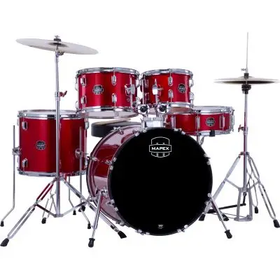 Mapex MXCM5044FTCIR Comet Drum Set Fusion Infra Red inkl. Becken Kostenfreie Lieferung