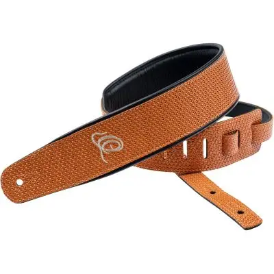Online Kaufen Ortega OSCU-6 Echtleder Gitarrengurt „orange braid“