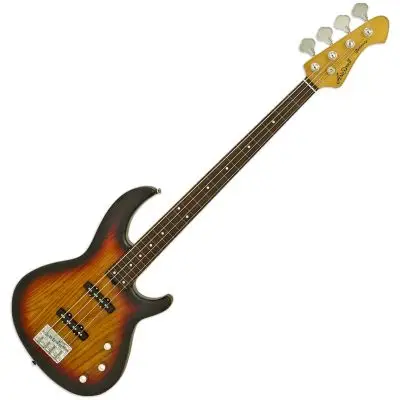 Top-Angebot Aria Pro-II Hot Rod Collection 313-JP-Detroit OPSB Fretless E-Bassgitarre