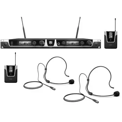 Abverkauf LD Systems U508 BPH 2 - Funkmikrofon System mit 2x Bodypack und 2x Headset