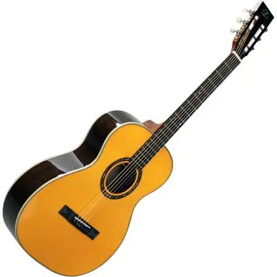 Zertifiziert Duke A-PF-Solid Westerngitarre