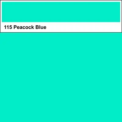 Lee Farbfolie 115 Peacock Blue 25cm x 122cm Letzte Chance
