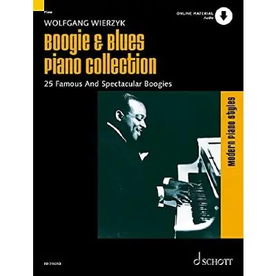 Gratis Versand Schott - Boogie und Blues Piano Collection (+OA) für Klavier - Wolfgang Wierzyk