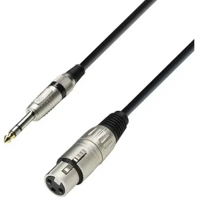 Bestseller Adam Hall Cables K3 BFV 1000 XLR female 6,3 mm Klinke stereo 10 m