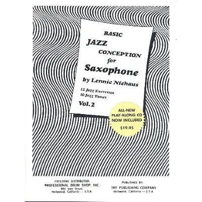 'Basic Jazz Conception Vol. 1' Lennie Nienhaus für Sax with CD Bestseller