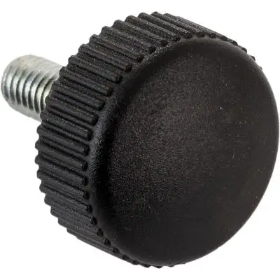 Preisreduziert K&M Rändelschraube M6x22 schwarz