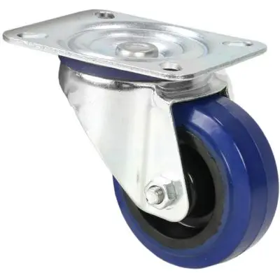 Top-Preis Adam Hall 372081 Lenkrolle 80mm mit blauem Rad