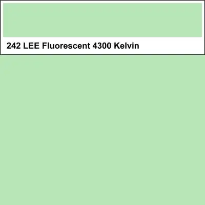 Expressversand Lee Farbfolie 242 Fluorescent 4300 Kelvin 50cm x 122cm