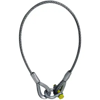 Kostenfreie Lieferung Anschlagseil 1000x10mm m.Schäkel bis 400kg