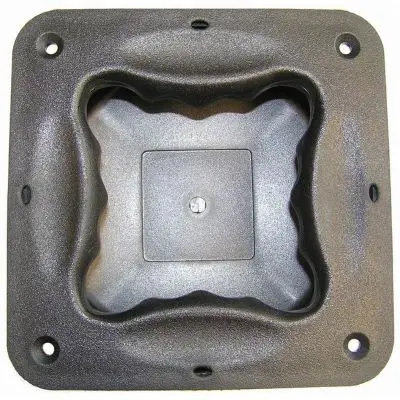 Solange Der Vorrat Reicht Adam Hall 3403 Schalengriff PVC mittel quadratisch,schwarz