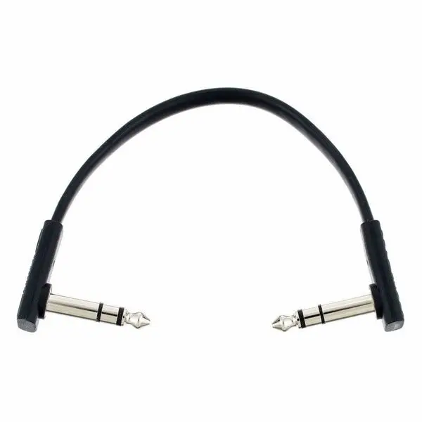 Meistverkauft Rockboard Flat TRS Cable 15 cm BK