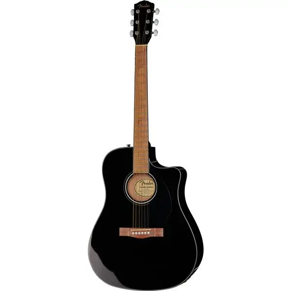 Zertifiziert Fender CD-60SCE Blk WN