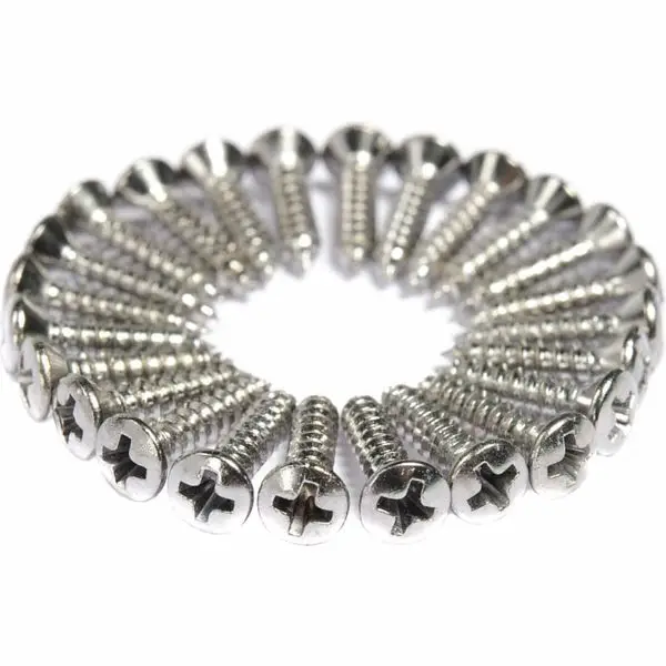 Günstig Fender Schrauben für Schlagbrett Chrom