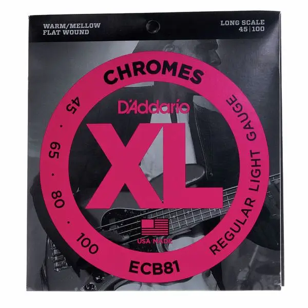 Daddario ECB81 Chromes Bass Saitensatz Mega-Angebot