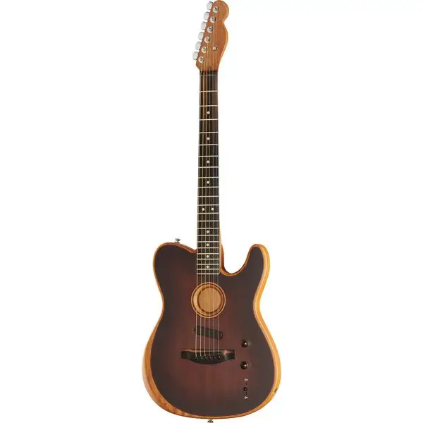 Fender AM Acoustasonic Tele Mah BB Kostenloser Rückversand