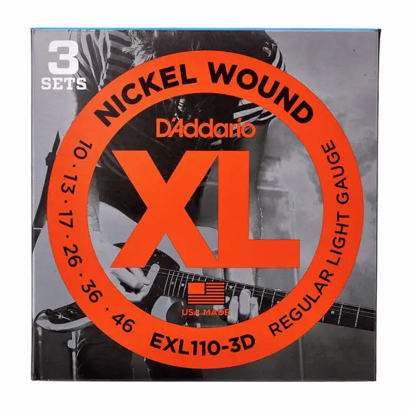 Geprüft D'Addario EXL110 3-D Pack Saiten-Set für E-Gitarre
