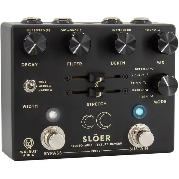Walrus Audio Slöer Ambient Reverb Black Markenprodukt