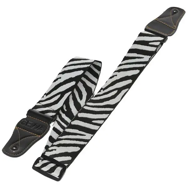 Gewa Guitar Strap Animal Ed Zebra Kostenloser Versand