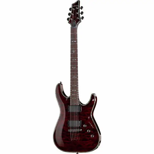 Schecter C-1 Hellraiser E-Gitarre schwarz/rot Aktuell