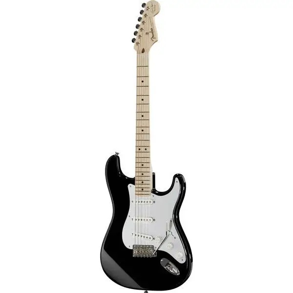 Echt Fender Clapton Strat Signature E-Gitarre schwarz