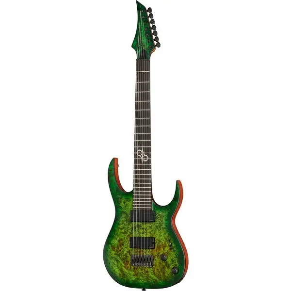 Heißes Angebot Solar Guitars S1.7AHLB Lime Burst Matte