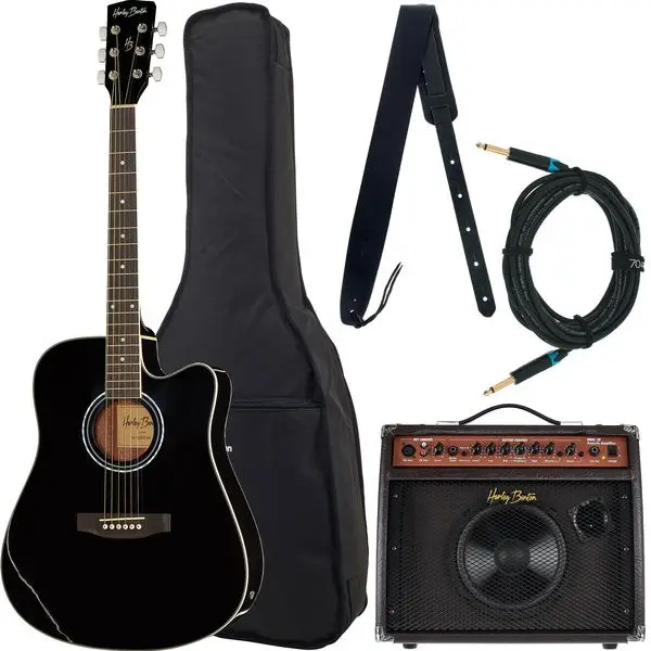 Top-Preis Harley Benton HBD120 CE BK Bundle