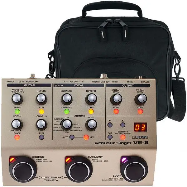 Boss VE-8 Acoustic Singer Bundle Billig