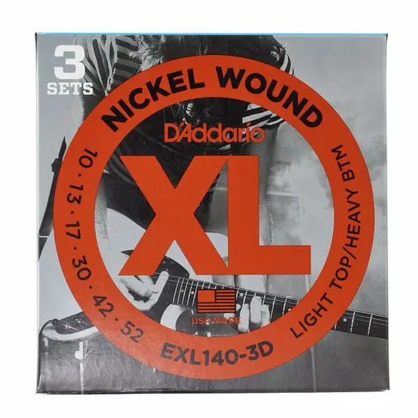 Markenprodukt Daddario EXL140-3D Saiten für E-Gitarre 3er Set